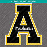 Appalachian State Mountaineers SVG Bundle | NCAA Vector Cricut