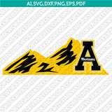 Appalachian State Mountaineers SVG Bundle | NCAA Vector Cricut