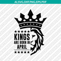 April Birthday SVG Cut File Clipart Cricut Png