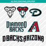 Arizona Diamondbacks Logo SVG | MLB Vector Cricut Silhouette