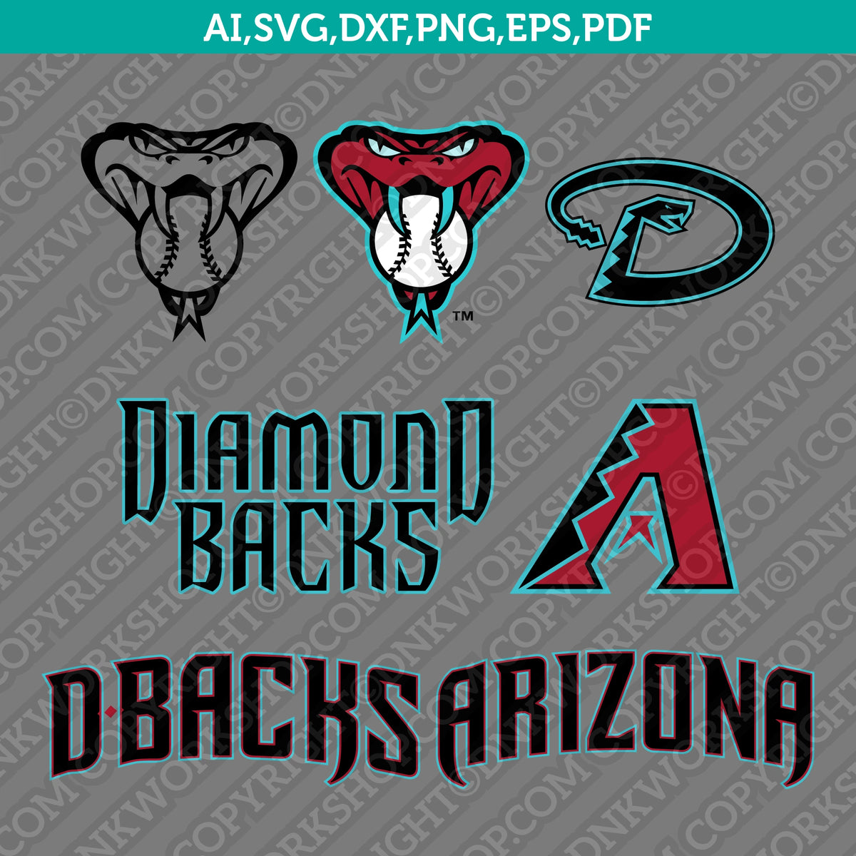 Arizona Diamondbacks Logo SVG | Pro Vector Artwork – DNKWorkshop