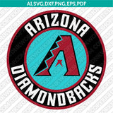 Arizona Diamondbacks SVG Bundle – MLB Baseball Logo Vector Cricut