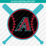 Arizona Diamondbacks SVG Bundle – MLB Baseball Logo Vector Cricut