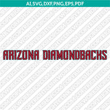Arizona Diamondbacks SVG Bundle – MLB Baseball Logo Vector Cricut