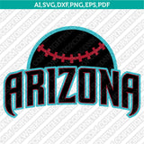 Arizona Diamondbacks SVG Bundle – MLB Baseball Logo Vector Cricut