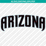 Arizona Diamondbacks SVG Bundle – MLB Baseball Logo Vector Cricut