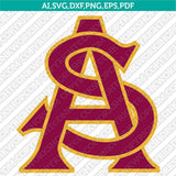 Arizona State Sun Devils SVG Bundle | NCAA Vector Cricut