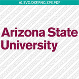 Arizona State Sun Devils SVG Bundle | NCAA Vector Cricut