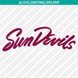 Arizona State Sun Devils SVG Bundle | NCAA Vector Cricut
