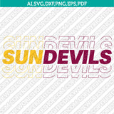 Arizona State Sun Devils SVG Bundle | NCAA Vector Cricut