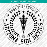 Arizona State Sun Devils SVG Bundle | NCAA Vector Cricut