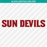 Arizona State Sun Devils SVG Bundle | NCAA Vector Cricut