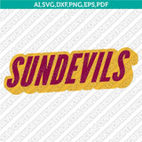 Arizona State Sun Devils SVG Bundle | NCAA Vector Cricut