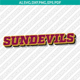 Arizona State Sun Devils SVG Bundle | NCAA Vector Cricut