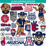 Arizona Wildcats SVG Bundle | NCAA College Vector Files