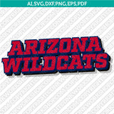 Arizona Wildcats SVG Bundle | NCAA College Vector Files