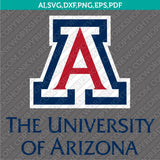 Arizona Wildcats SVG Bundle | NCAA College Vector Files