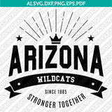 Arizona Wildcats SVG Bundle | NCAA College Vector Files