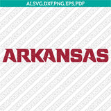 Arkansas Razorbacks SVG Bundle | NCAA College Vector Cricut