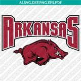 Arkansas Razorbacks SVG Bundle | NCAA College Vector Cricut