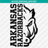 Arkansas Razorbacks SVG Bundle | NCAA College Vector Cricut