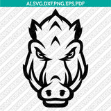 Arkansas Razorbacks SVG Bundle | NCAA College Vector Cricut