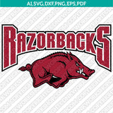 Arkansas Razorbacks SVG Bundle | NCAA College Vector Cricut