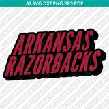 Arkansas Razorbacks SVG Bundle | NCAA College Vector Cricut