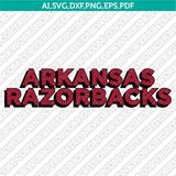 Arkansas Razorbacks SVG Bundle | NCAA College Vector Cricut