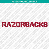 Arkansas Razorbacks SVG Bundle | NCAA College Vector Cricut