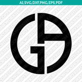 Armani Logo SVG Cut File Cricut Clipart Dxf Eps Png Silhouette Cameo