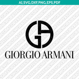 Armani Logo SVG Cut File Cricut Clipart Dxf Eps Png Silhouette Cameo