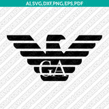 Armani Logo SVG Cut File Cricut Clipart Dxf Eps Png Silhouette Cameo