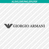 Armani Logo SVG Cut File Cricut Clipart Dxf Eps Png Silhouette Cameo