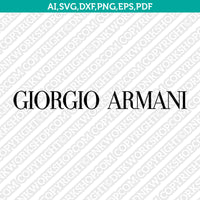 Armani Logo SVG Cut File Cricut Clipart Dxf Eps Png Silhouette Cameo