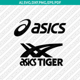 Asics Logo SVG Silhouette Cameo Cricut Cut File Vector Png Eps Dxf