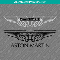 Aston Martin Logo SVG Silhouette Cameo Cricut Cut File Vector Png Eps Dxf