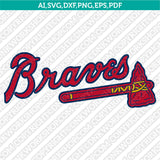Atlanta Braves SVG Bundle – MLB Baseball Logo Vector Cricut