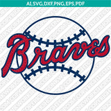 Atlanta Braves SVG Bundle – MLB Baseball Logo Vector Cricut