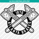 Atlanta Braves SVG Bundle – MLB Baseball Logo Vector Cricut