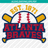 Atlanta Braves SVG Bundle – MLB Baseball Logo Vector Cricut