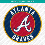 Atlanta Braves SVG Bundle – MLB Baseball Logo Vector Cricut