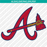 Atlanta Braves SVG Bundle – MLB Baseball Logo Vector Cricut