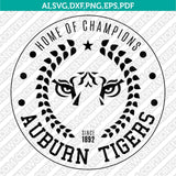 Auburn Tigers SVG Bundle | NCAA College Logo Vector Cricut
