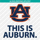 Auburn Tigers SVG Bundle | NCAA College Logo Vector Cricut