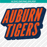 Auburn Tigers SVG Bundle | NCAA College Logo Vector Cricut