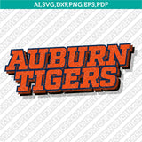 Auburn Tigers SVG Bundle | NCAA College Logo Vector Cricut