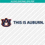 Auburn Tigers SVG Bundle | NCAA College Logo Vector Cricut