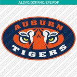 Auburn Tigers SVG Bundle | NCAA College Logo Vector Cricut