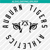 Auburn Tigers SVG Bundle | NCAA College Logo Vector Cricut